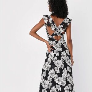 Only worn once! This dress is extremely flattering A line dress.